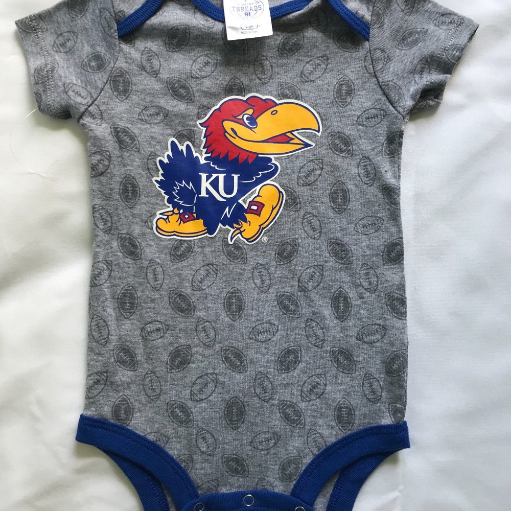 KU Jayhawks Onesie 6-9 Months